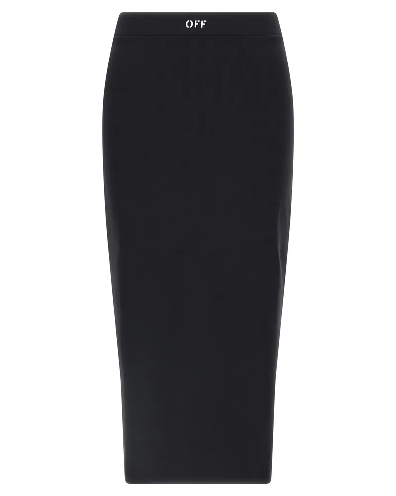 OFF-WHITE Aus weißem Logo -Rock Black
