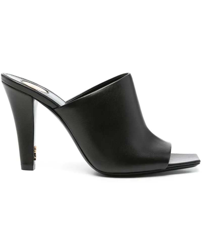 Saint Laurent Jill Leder Maultiere Black
