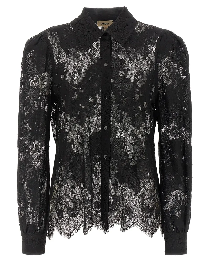 L'Agence LAgence-Shirt „Jenica Black