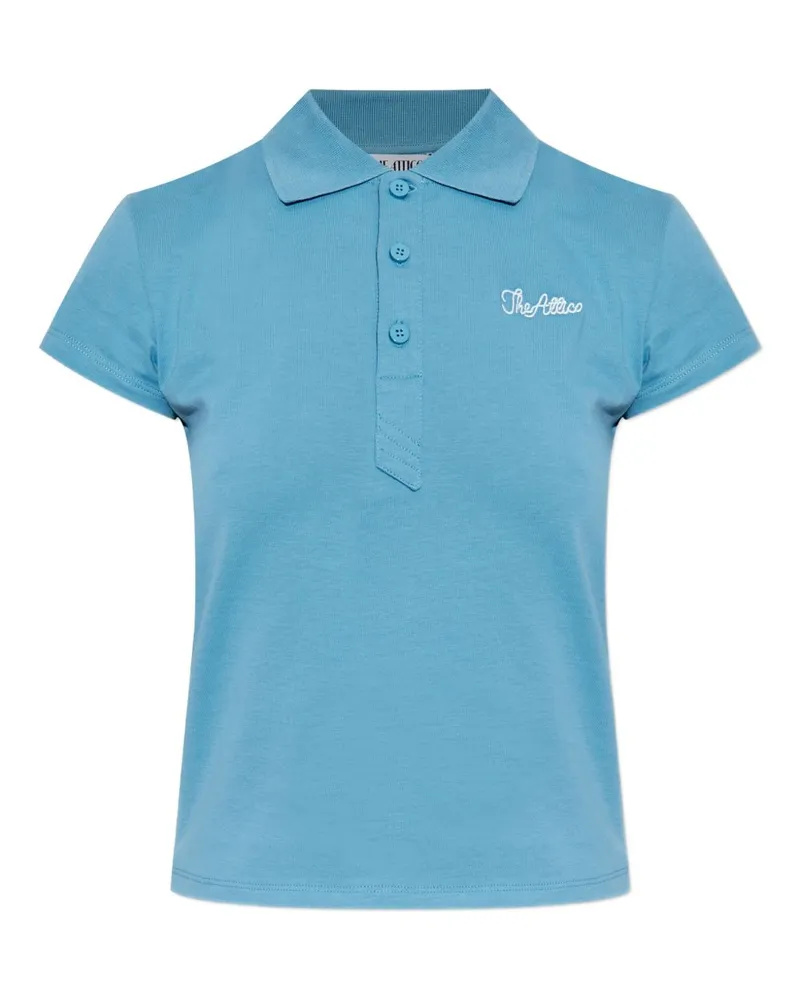 ATTICO Das Attico Jersey Polo -Shirt Clear