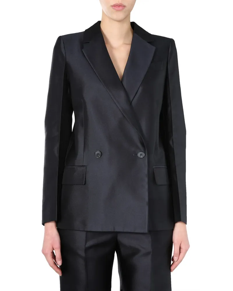 Givenchy Double Breasted Jacke Blue