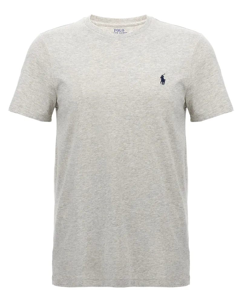 Ralph Lauren Logo Stickhemd Gray