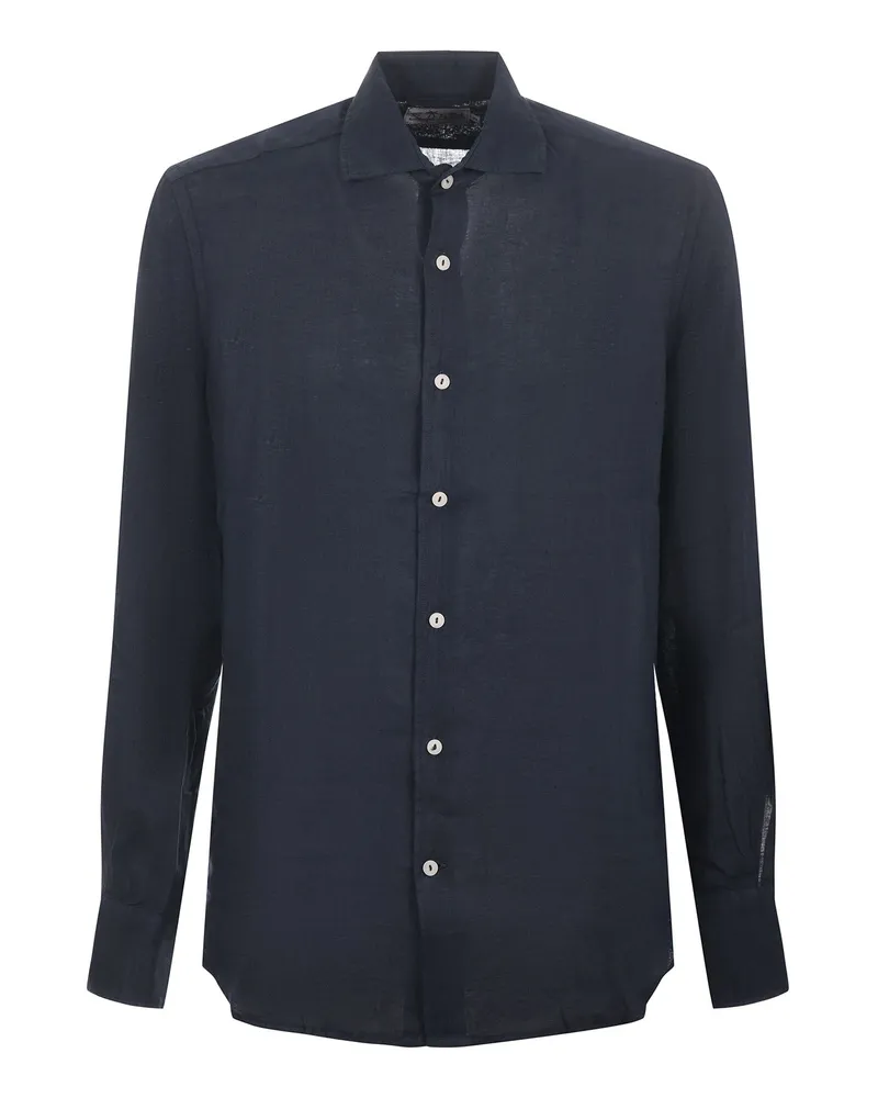 MC2 Saint Barth Leinenhemd Blue
