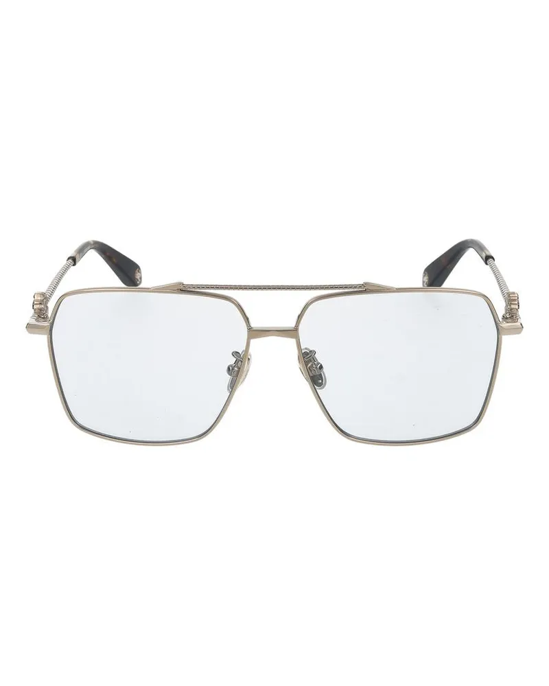 Roberto Cavalli Sonnenbrille  SRC036 V 08 FF ORO GRIGIO LUCIDO /14 /145 08ff