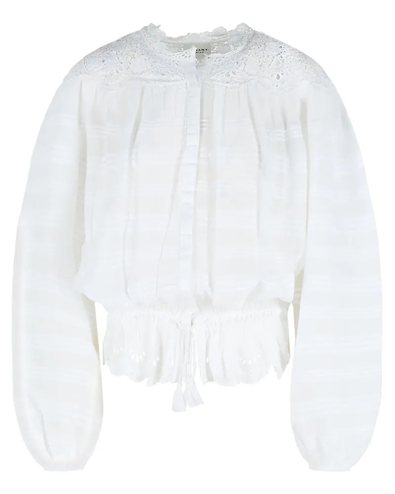 Étoile Isabel Marant Weißes Baumwollhemd „Polly“ von White
