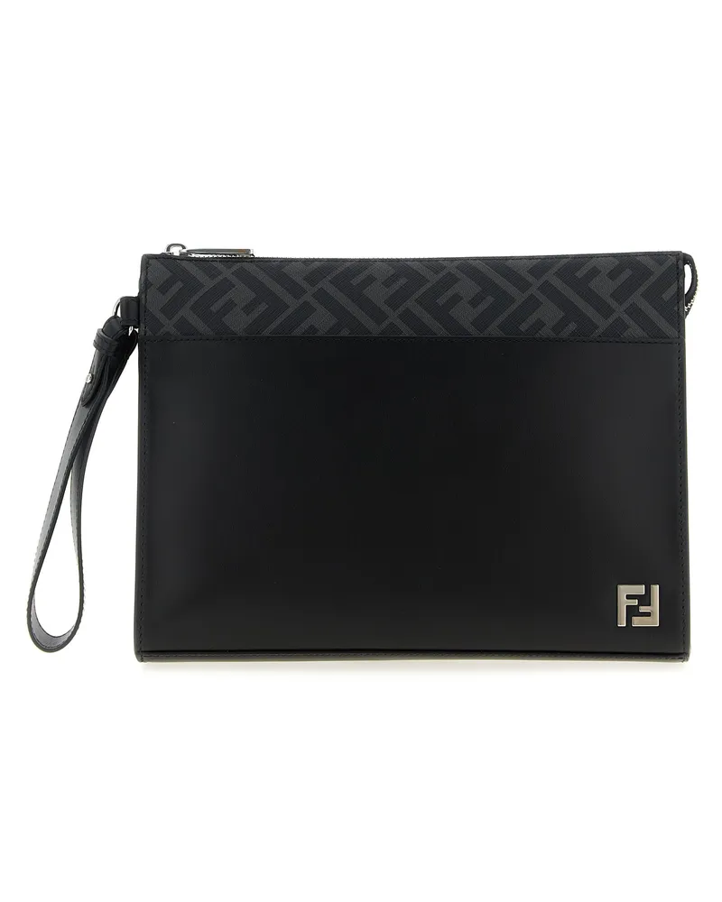 Fendi Clutch „Squared Ff Black
