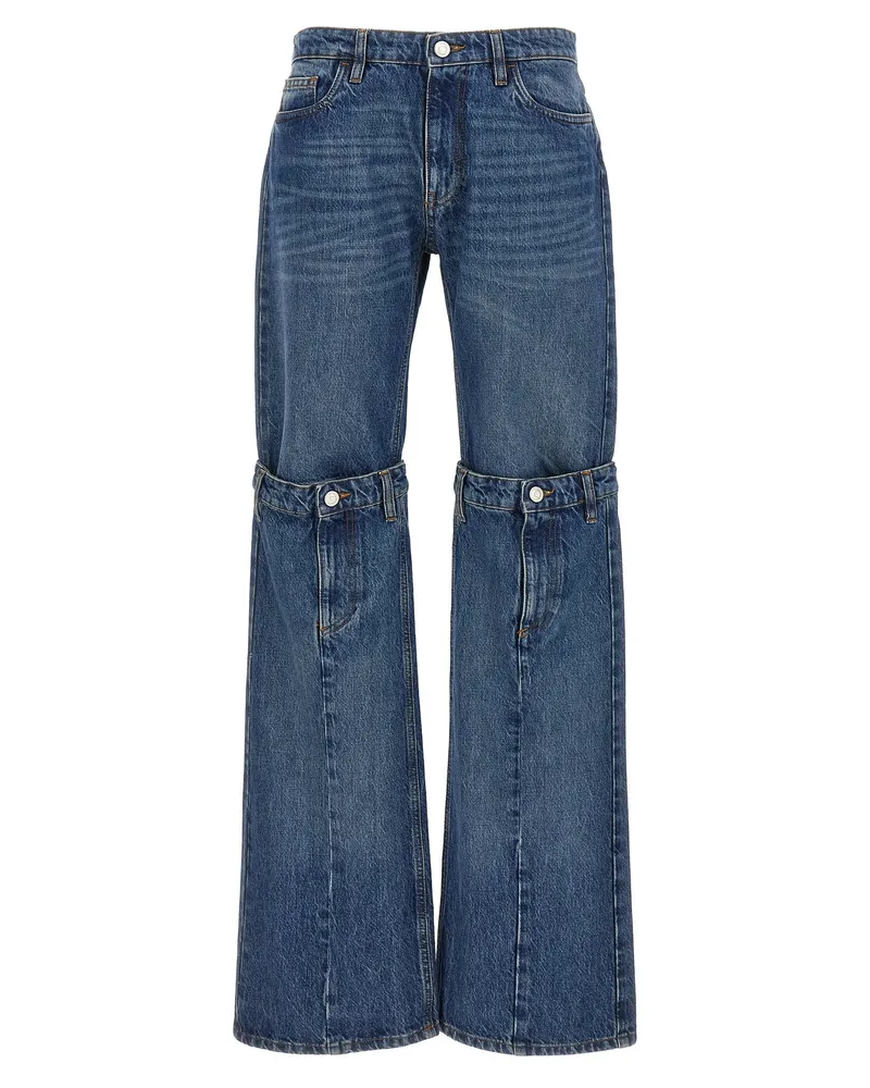 COPERNI Open Knie' Jeans Blue