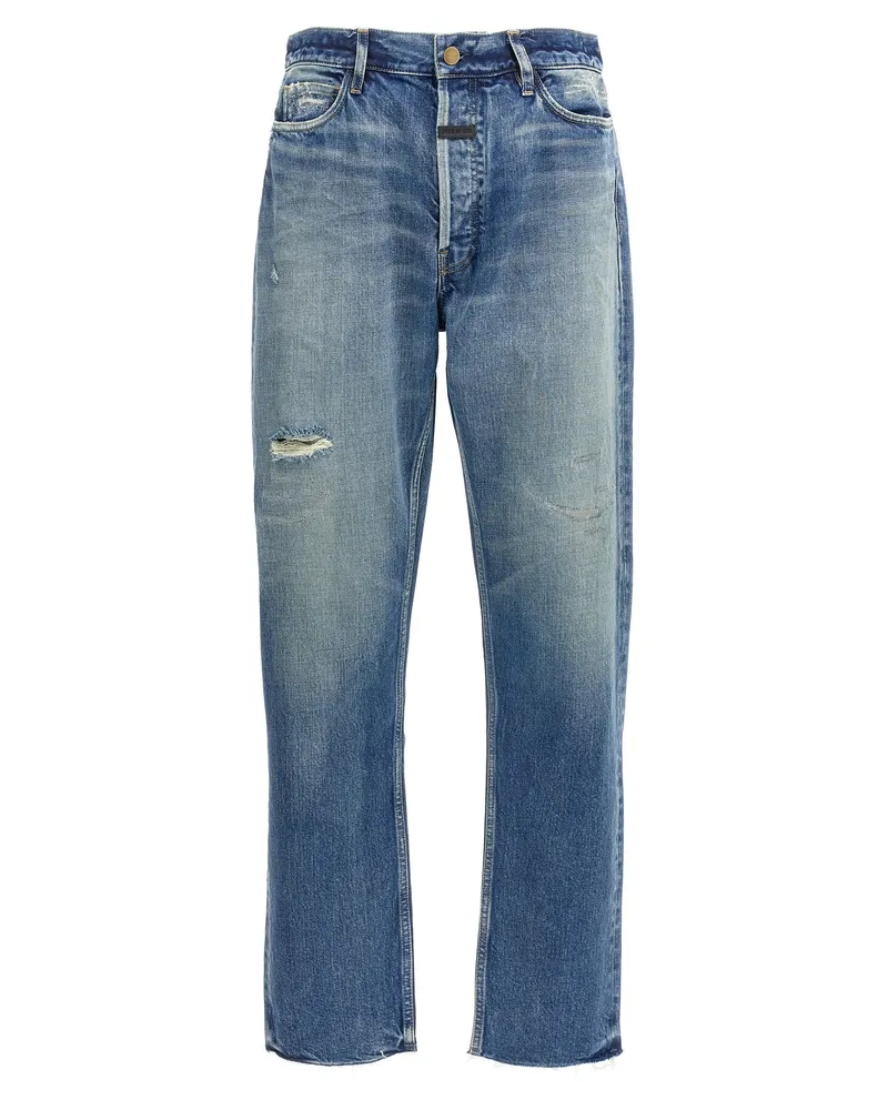 Fear of God Angst vor Gott 'gerade 5 Tasche' Jeans Blue