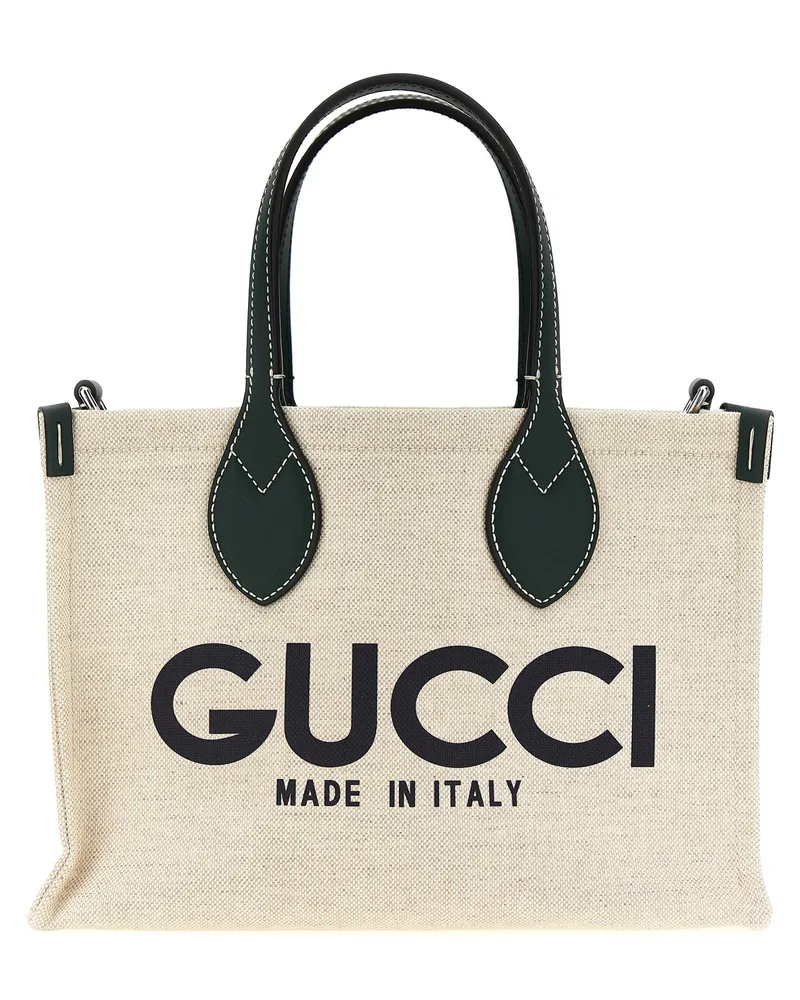 Gucci Mini-Einkaufstasche mit Logo Multicolor