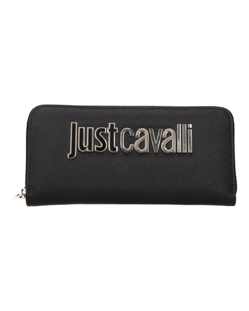 Just Cavalli Women's Geldbörse Polyester Schwarz -