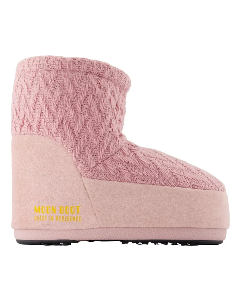 Moon Boot Mb X Gir Icon Niedrige Stiefeletten  Acryl Rosa Pink