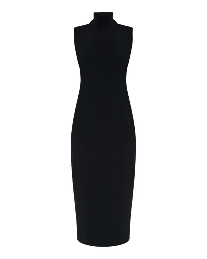 SPORTMAX Sportmax Black Adored Kleid 5