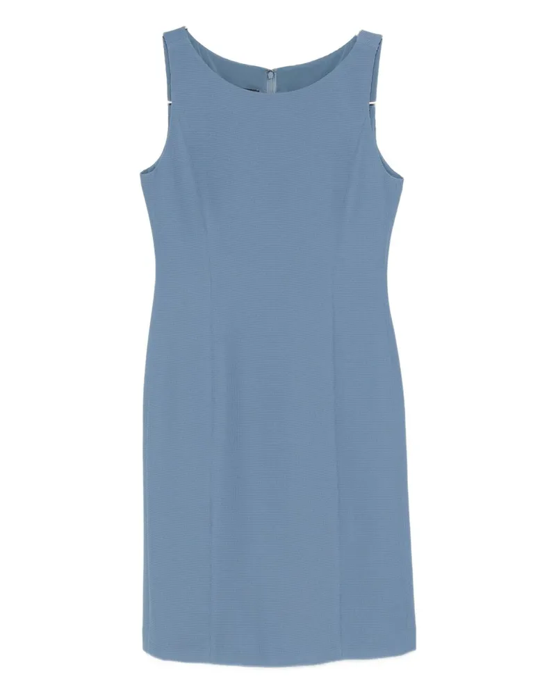 Emporio Armani ärmellose Minikleid Blue