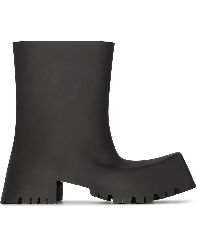 Balenciaga Trooper -Gummi -Stiefel Black
