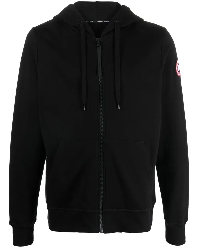 Canada Goose Huron Baumwoll Hoodie Black