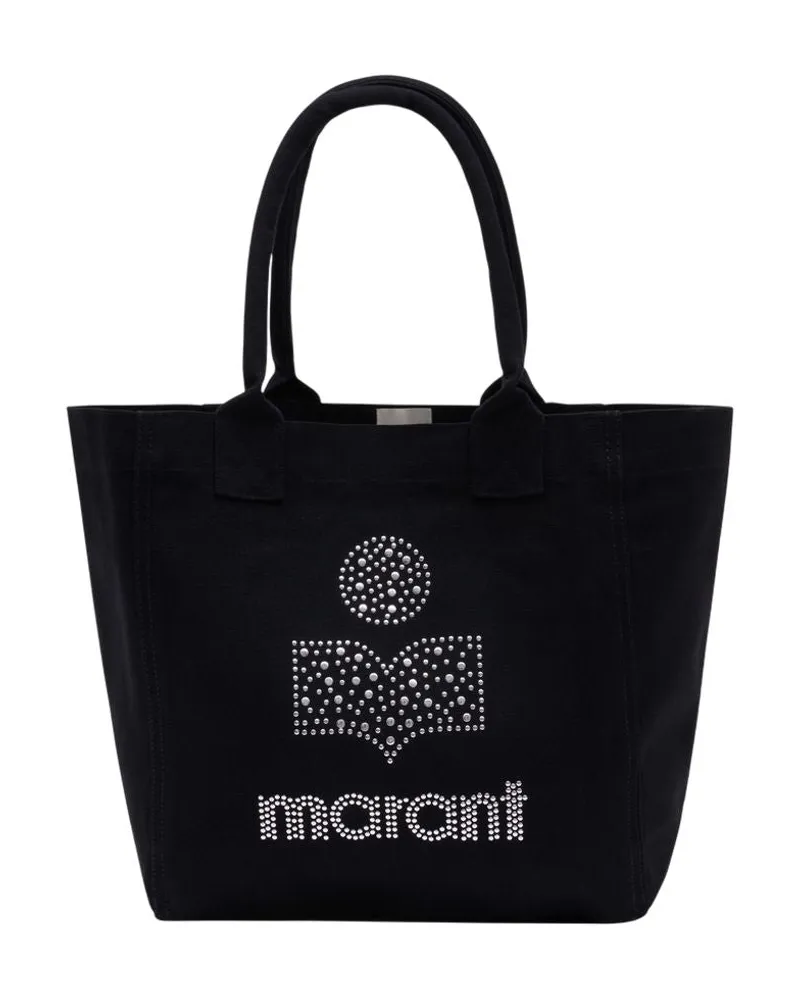 Isabel Marant Kleine Yenky Gf Shopper-Tasche  Baumwolle Schwarz Schwarz