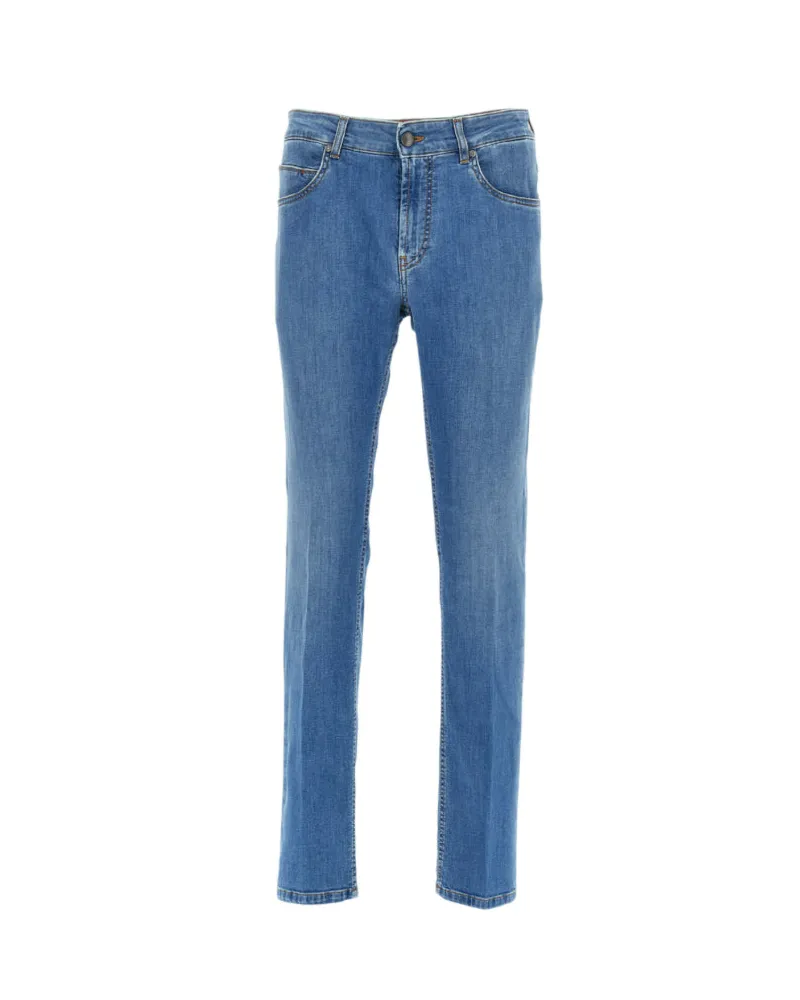 Fay 5 Taschenjeans Turquoise