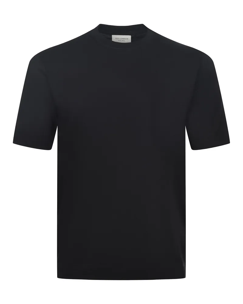 Yes London T Shirt Ja London Made aus Bcotton Black