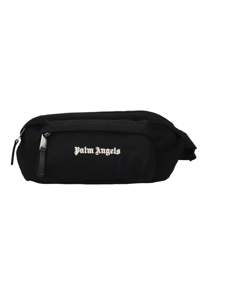 Palm Angels Herrens Taschen und Rucksäcke aus schwarzem Stoff -