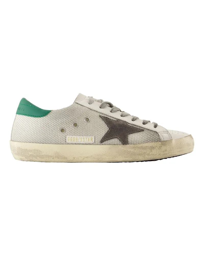 Golden Goose Superstar -Sneaker  Deluxe Marke Leder Silber Silver
