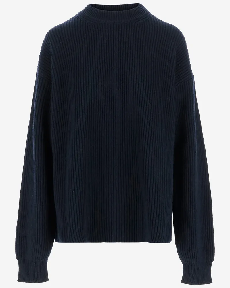 Jil Sander Wollpullover Blue