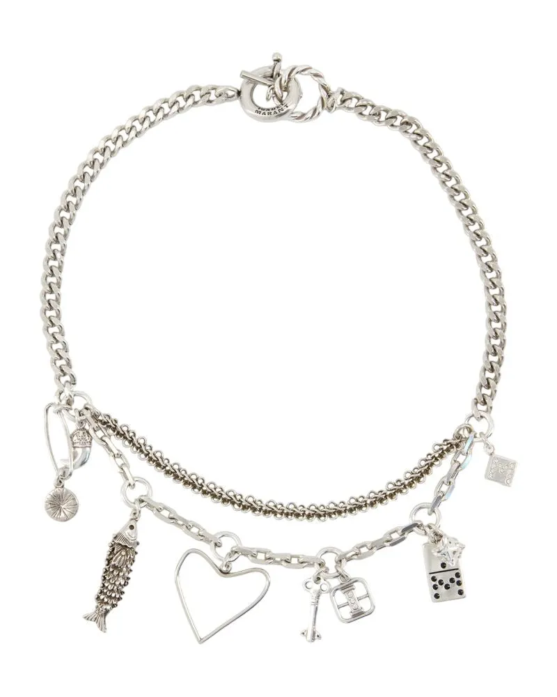 Isabel Marant GD Halskette  Metal Silber Silber