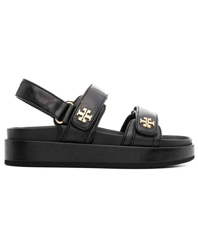 Tory Burch Kira Leder Slingback Sandalen Black