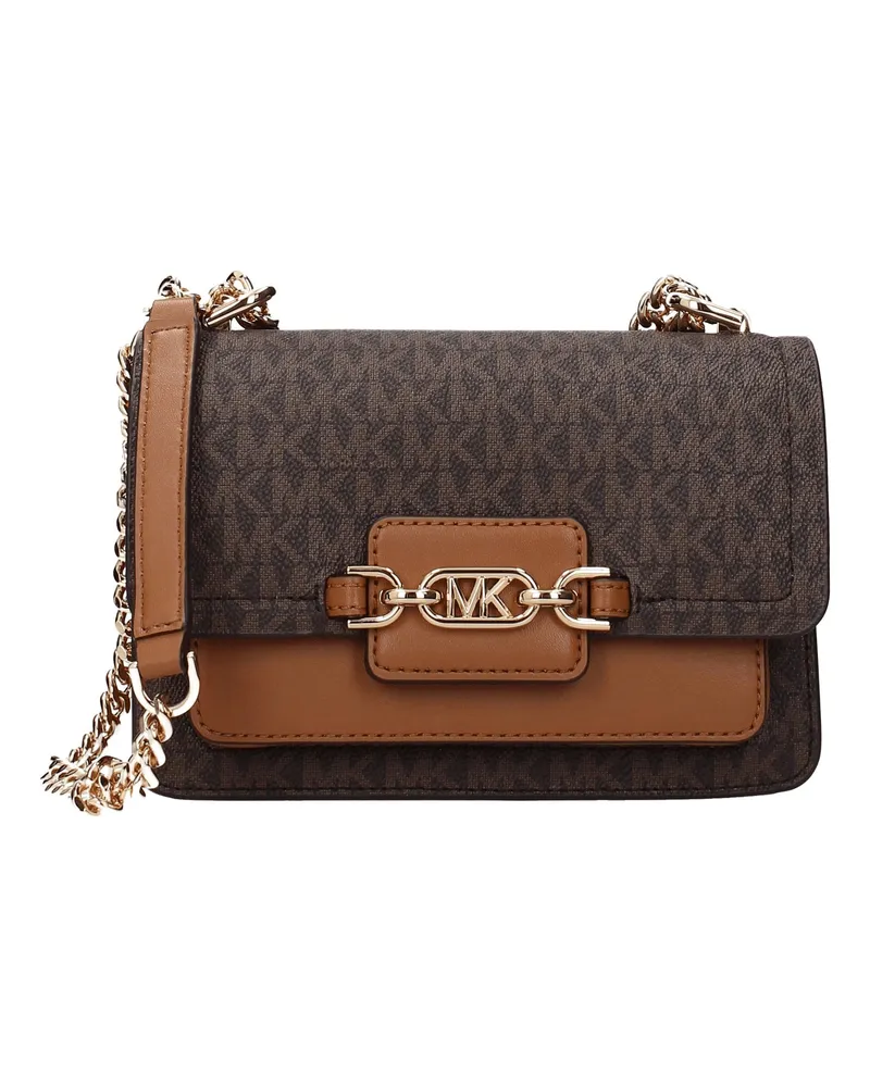 Michael Kors Umhängetaschen Heather xs Frauen Stoff braun/ecorn -