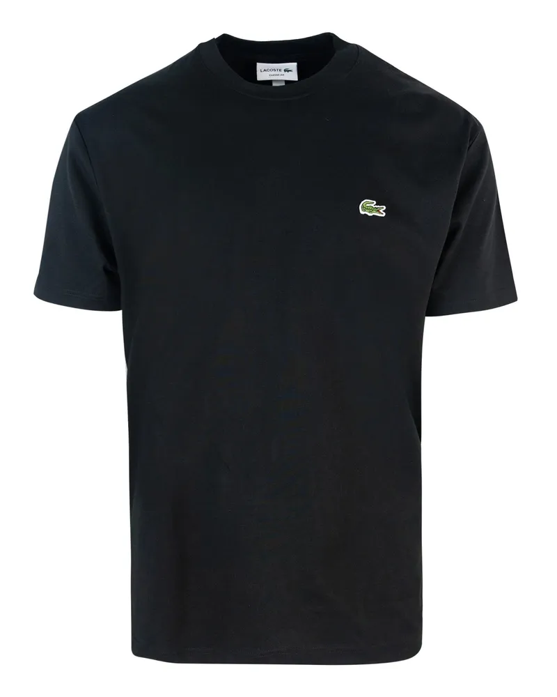 Lacoste T -Shirt Nera in Cotone Black
