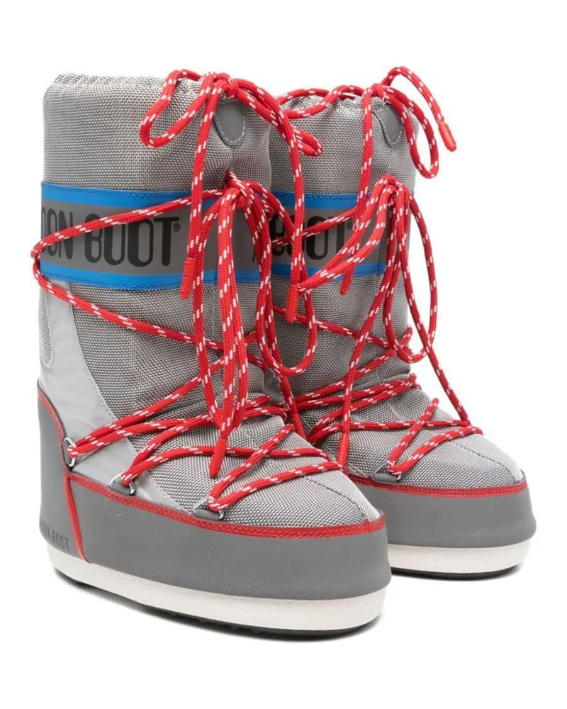 Moon Boot Mondstiefel "Icon Space Racing" Stiefel Grey