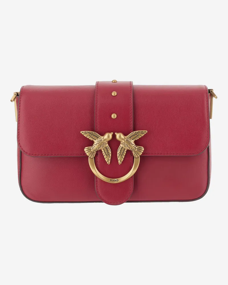Pinko Classic Love Bag Slouchy Umhängetasche Red