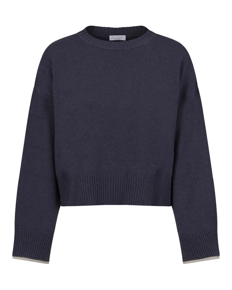 Brunello Cucinelli Pullover Blau
