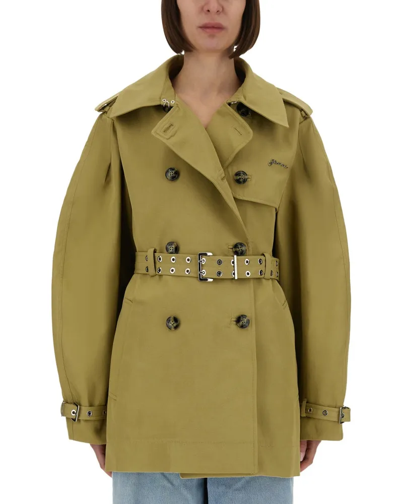 Ganni Trench Midi Beige