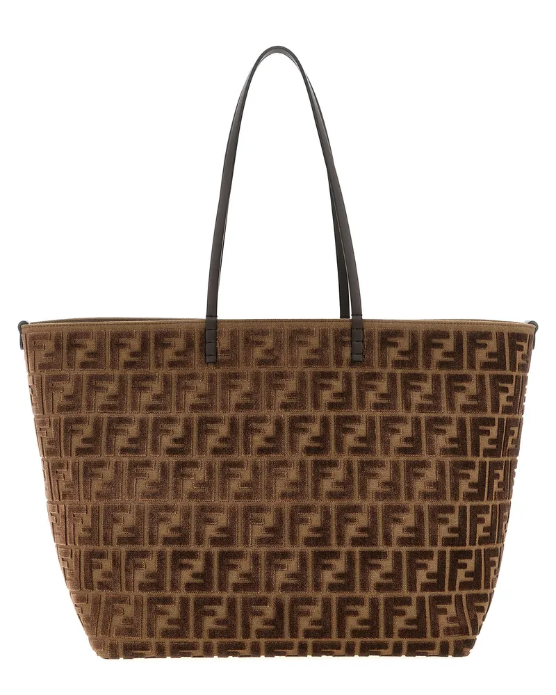 Fendi Wende-Einkaufstasche „Roll Large“ von Brown