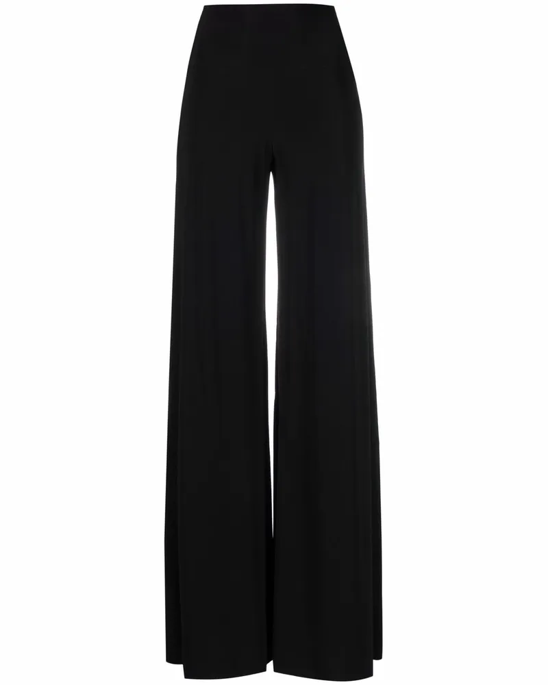 Norma Kamali Elephant Trikothose Black