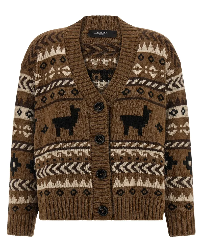 Max Mara Wochenende max Mara 'Ovatta' Strickjacke Multicolor