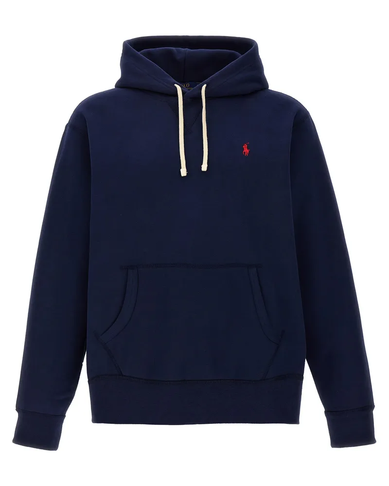 Ralph Lauren Logo Hoodie Blue