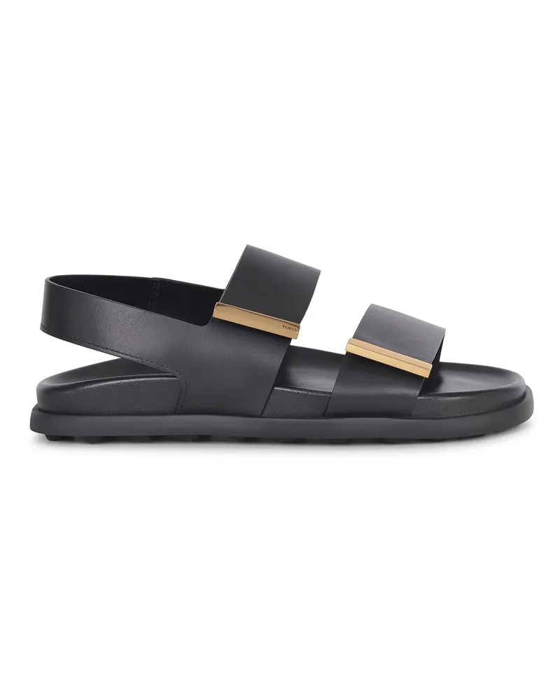 TOD'S Tod 's Sandalen aus Leder Black