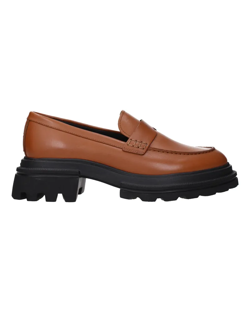 Hogan Moccasins Brown-häutige Frau -