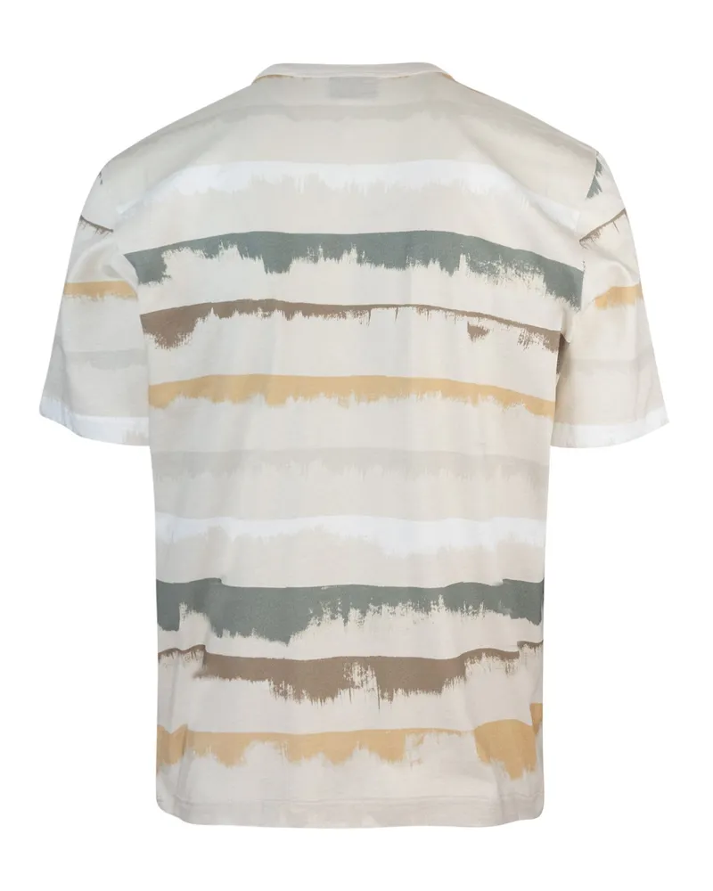 Paul Smith T Shirt Tropfstreifen Toni Neutri White