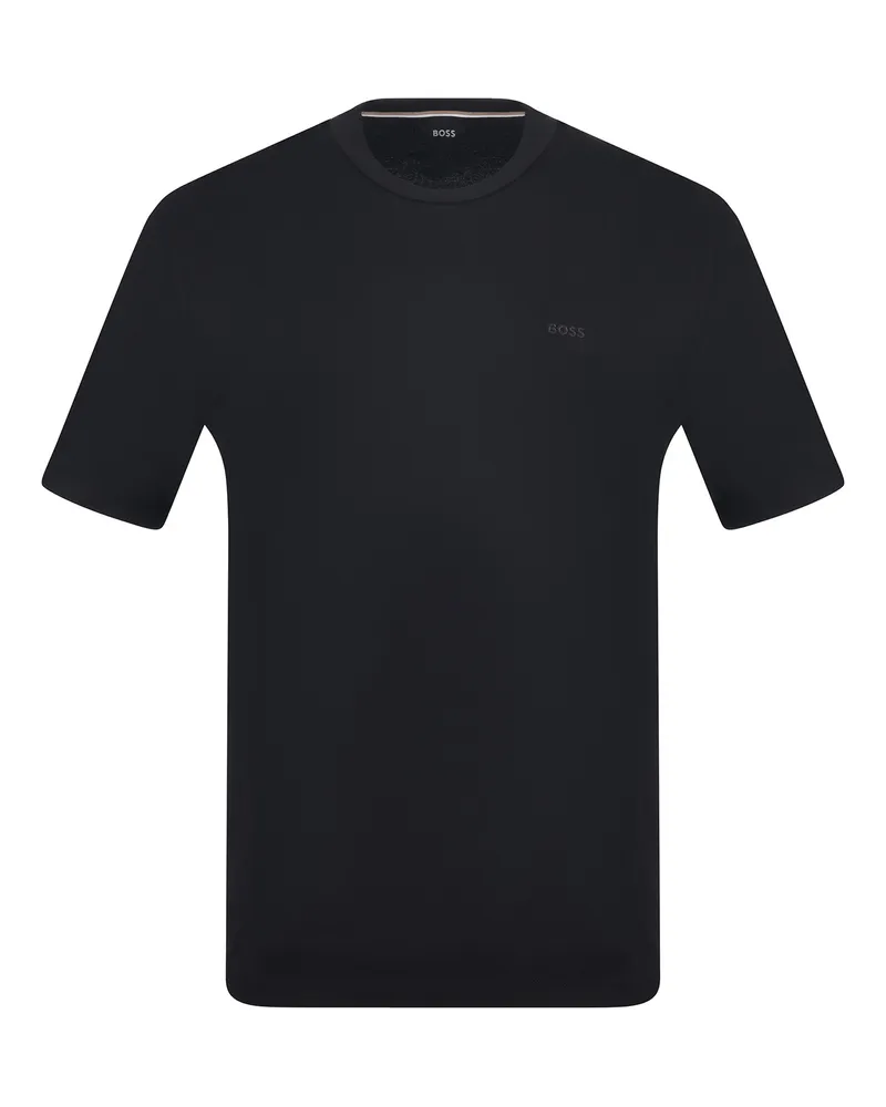 HUGO BOSS Baumwoll -T -Shirt Black