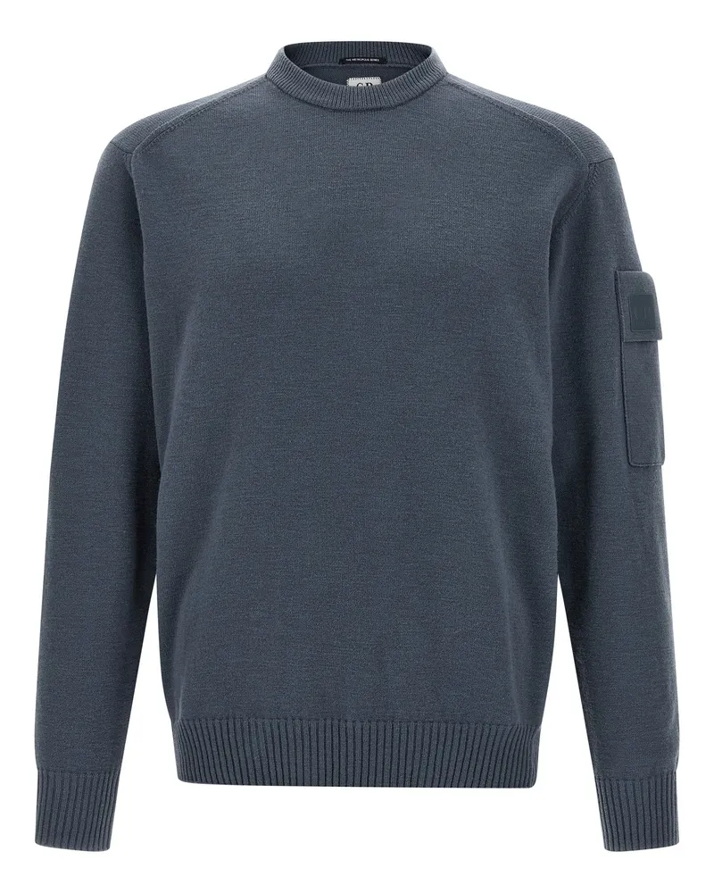C.P. Company C.P. Firma Extrafine Wollpullover Blue