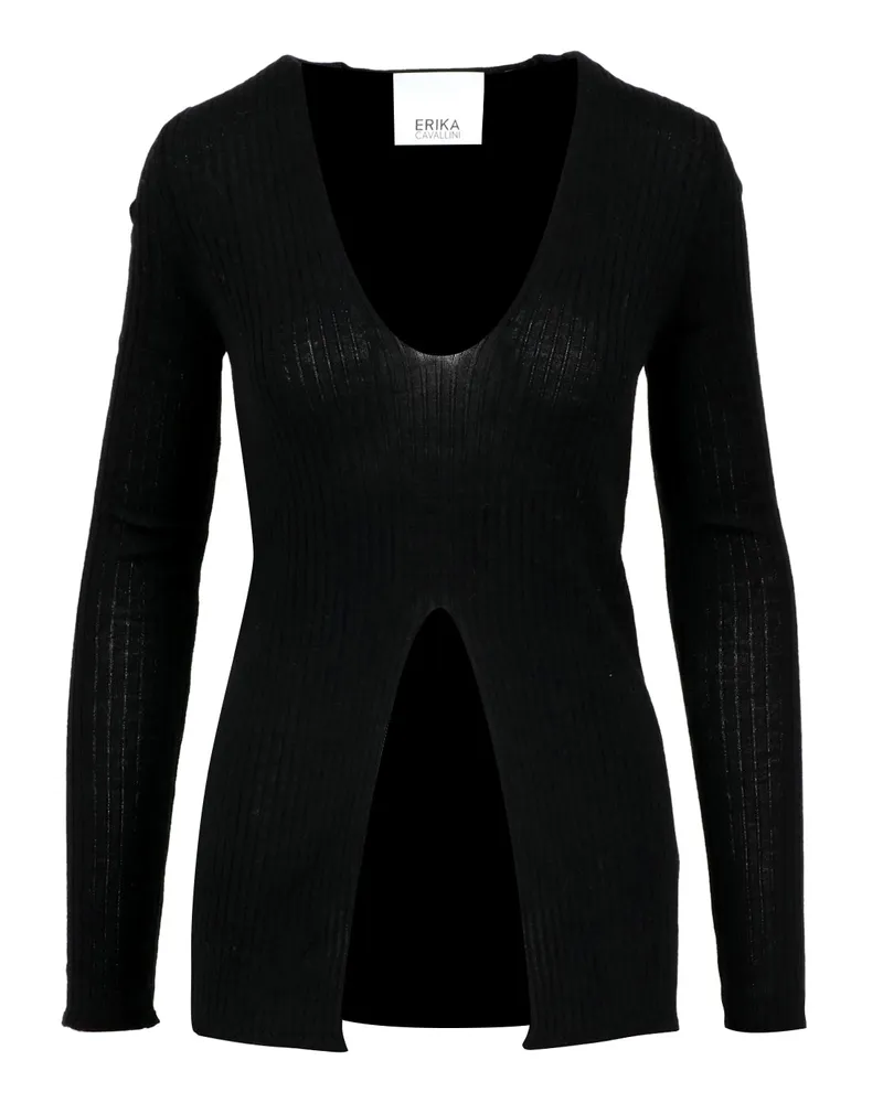 Erika Cavallini Pullover schwarz Black