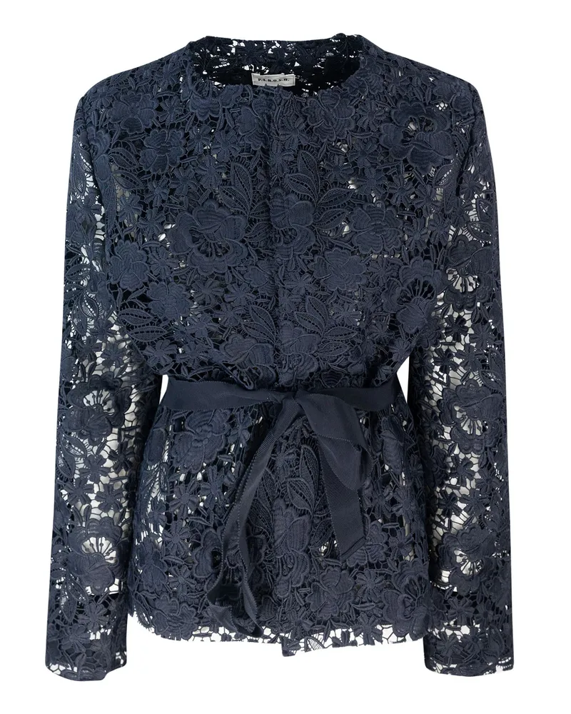 P.A.R.O.S.H. Blazer in Pizzo Blu Blue