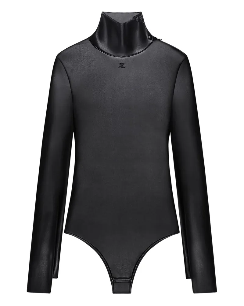Courrèges Courreves top schwarz Black