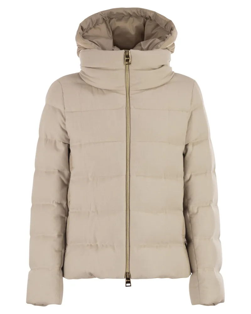 Herno Resort Daunenjacke aus Seide und Kaschmir Light