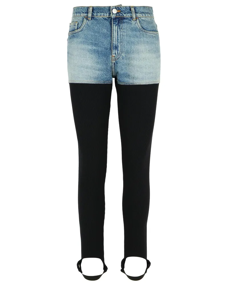 COPERNI Zwei -Ton -Bio -Baumwollpantaloe Black