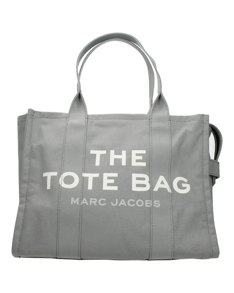 Marc Jacobs Damens Schultertasche Stoff Grau/Wolfsgrau -