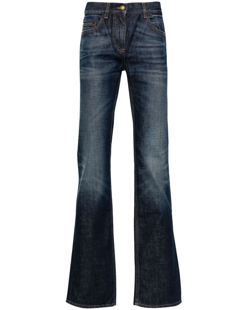 Palm Angels gerade Bein Jeans Jeans Blue