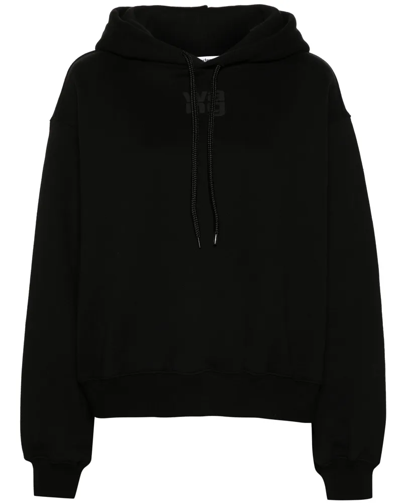 Alexander Wang Essential Terry Hoodie mit Puff Paint Logo 
